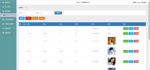 基于python的用戶個人信息權限管理系統